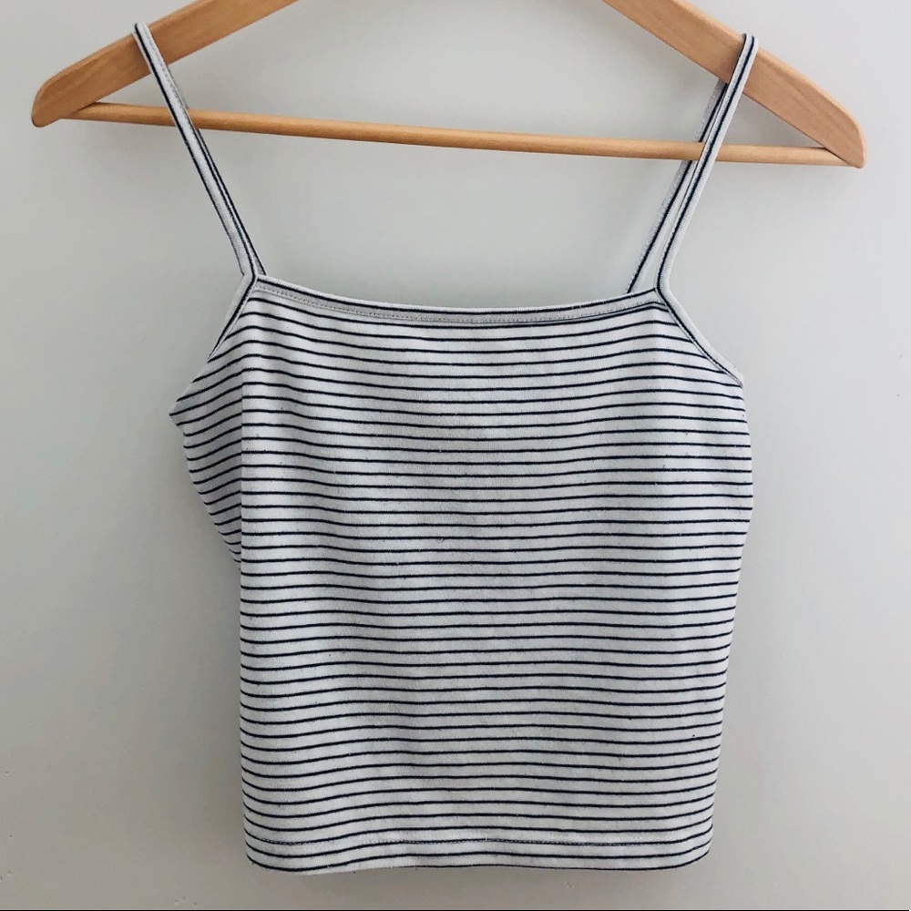 Brandy Melville Striped Crop Top